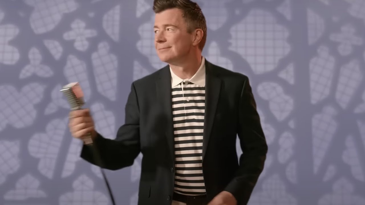 Что за прикол с never gonna give you up?