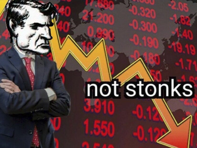 Мем stonks