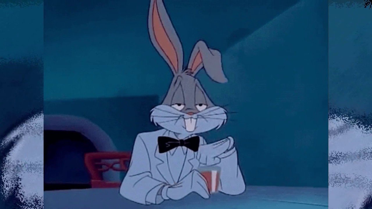 Багз Банни коммунист Communist Bugs Bunny - мем с кроликом Багзом Банни из мультсериала Looney Tunes, на который наложены красный фильтр и молот с серпом