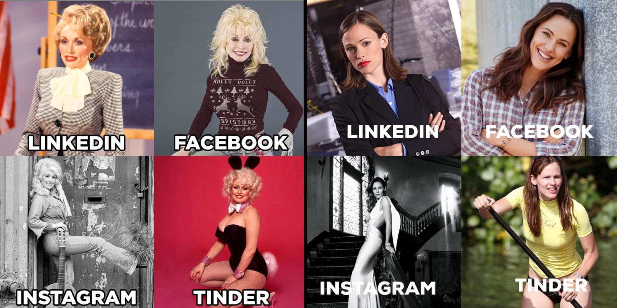 Dolly parton challenge: linkedin / facebook / instagram / tinder - stayhipp