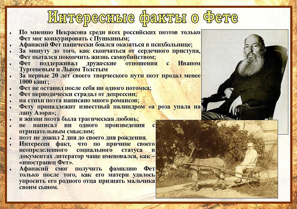 Фет а. - биография, творчество, факты, детство, где учился