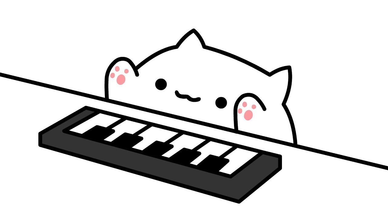 Bongo Cat — ставшая вирусной серия видео с нарисованной кошкой, которая маленькими лапками играет на разных музыкальных инструментах