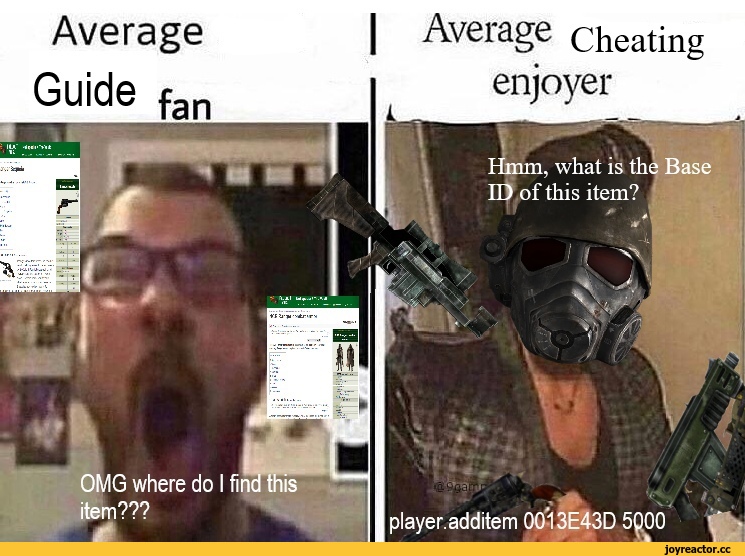 Average fan vs. average enjoyer meme generator