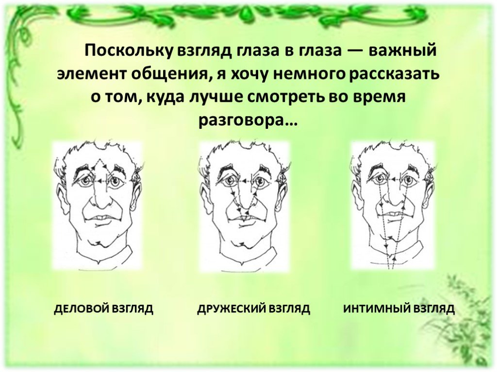 Как научиться не отводить взгляд и смотреть людям в глаза