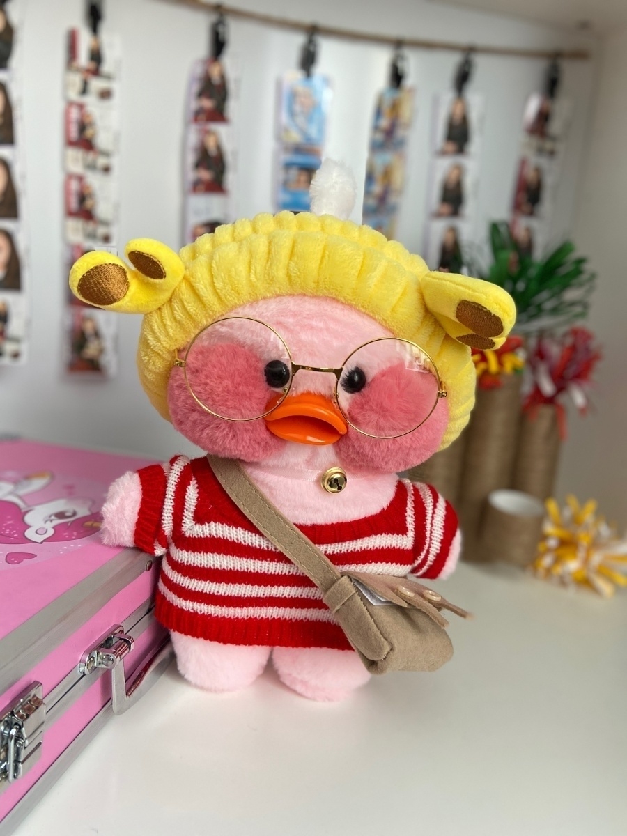 Игрушка лалафанфан: утка в очках