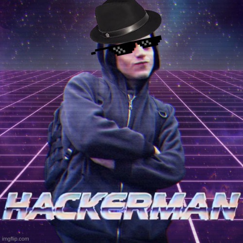 Негр хакер с игрушечным ноутбуком