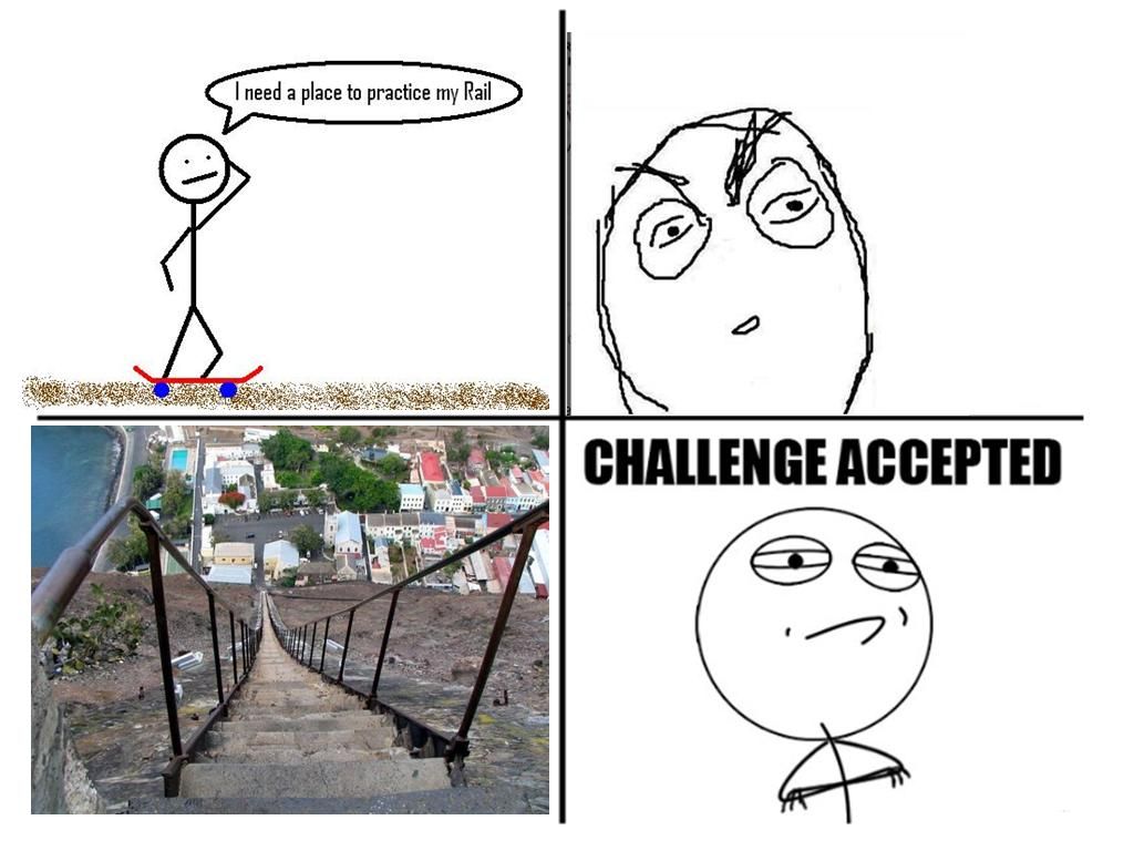 Объясните, пожалуйста, почему, например, пишется "challenge accepted"