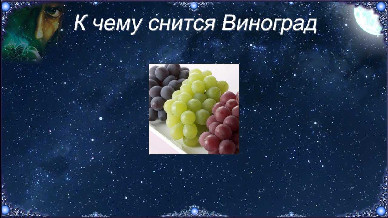 Сонник виноград к чему снится во сне? видеть виноград что означает?